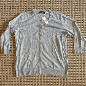 Grey Cardigan Sweater
